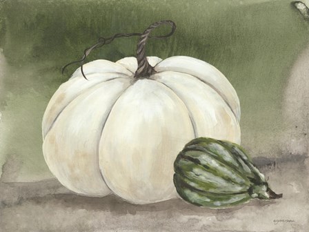 Sunny Day Pumpkins II by Julie Norkus art print