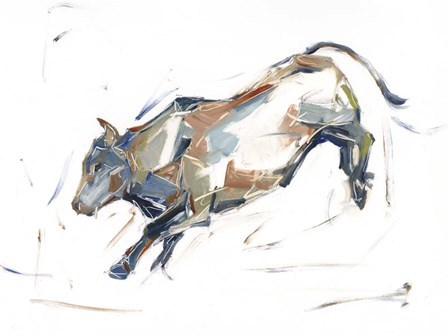 Modern Bull Study II by Ethan Harper art print