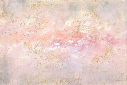 Through Fog Blush and Gold by Danhui Nai art print