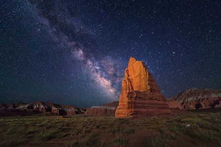 Milky Way Temple of the Moon by Royce Bair art print