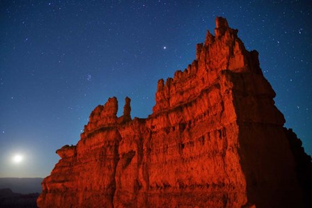 Moonrise Fortress Bryce Canyon by Royce Bair art print