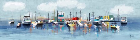 Marina In The Fog by Tina Finn art print