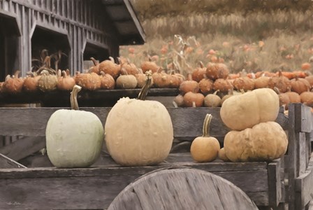 Autumn Pumpkin Harvest by Lori Deiter art print