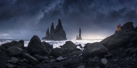 Reynisdrangar by Carlos F. Turienzo art print