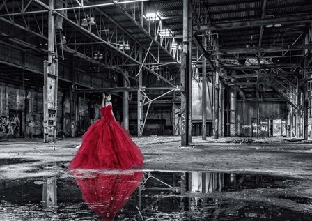 Unconventional Womenscape #8, The Factory by Julian Lauren art print