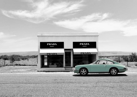 Marfa, Texas (BW) by Julian Lauren art print