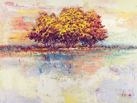 Alberi nel Sole by Luigi Florio art print