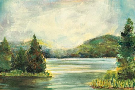 Silver Lake Light Crop by Sue Schlabach art print