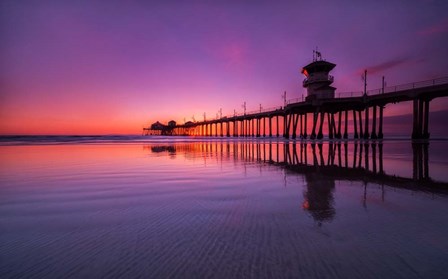 Huntington Beach by Lincoln Harrison art print