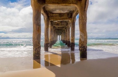 Pier Shadows by Jeff Poe Photography art print