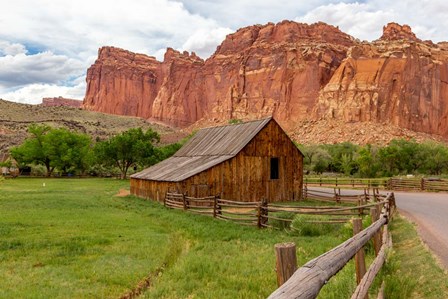 Red Rock Barn by Jeff Poe Photography art print