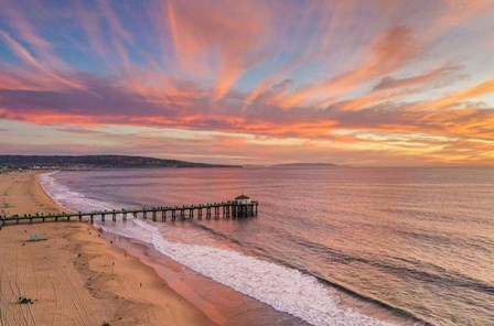 Pier Sunset by Jeff Poe Photography art print