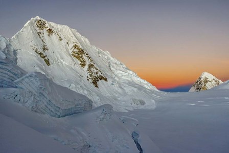 Sunrise on Quitaraju Mountain, Peru by Giulio Ercolani/Stocktrek Images art print