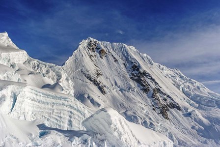 Quitaraju Mountain in the Cordillera Blanca in the Andes Of Peru by Giulio Ercolani/Stocktrek Images art print