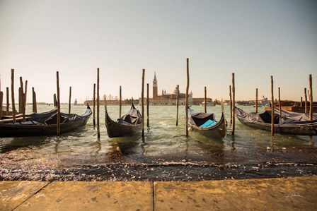 Venice Gondolas by Aledanda art print