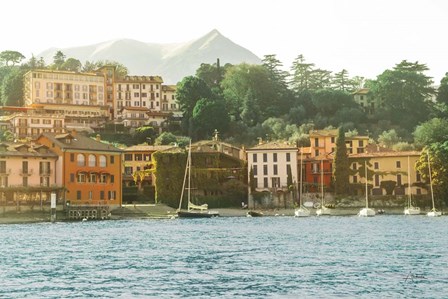 Lake Como Morning by Aledanda art print