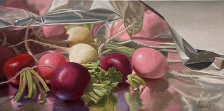 Six Radishes by Sharon Weiser art print