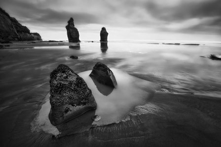 Three Sisters Beach by Yan Zhang art print