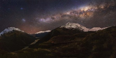 Mount Aspiring - Liverpool Hut by Yan Zhang art print