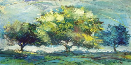 Alberi di zaffiro by Luigi Florio art print