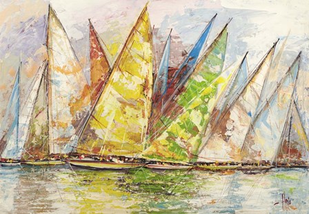 Regata di Primavera by Luigi Florio art print