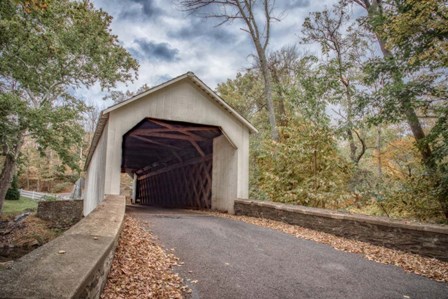 Covered Bridge by Pat DeLuca art print