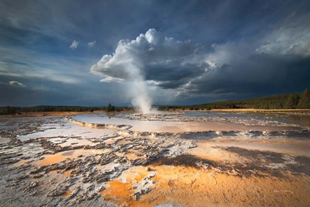 Great Fountain Geyser by Alan Majchrowicz art print