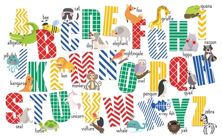 ABCs Animals by Kimberly Allen art print