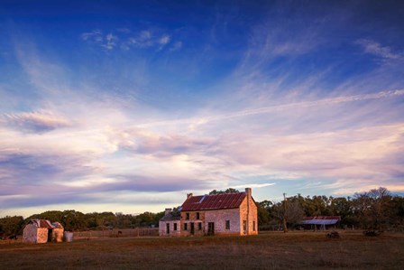 Winter at the Bluebonnet House by Andy Crawford Photography art print