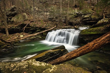 Tumbling down Daniel Creek by Andy Crawford Photography art print