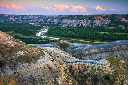 Sunset Over the Little Missouri by Andy Crawford Photography art print