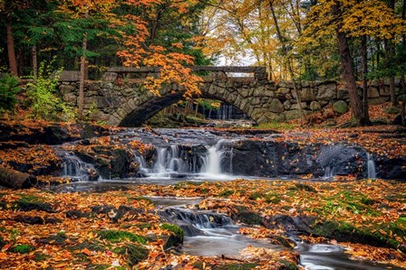 Autumn at the Stone Bridge by Rick Berk art print