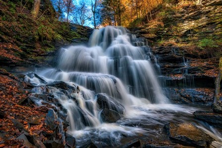 Autumn at Erie Falls by Rick Berk art print