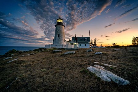 Twilight at Pemaquid Point by Rick Berk art print