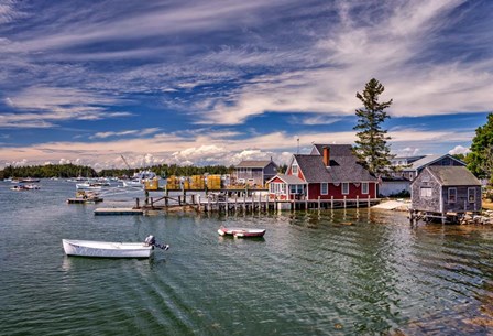 Summer Day on Vinalhaven by Rick Berk art print