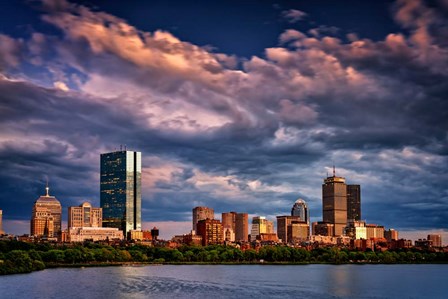 Boston at Dusk by Rick Berk art print