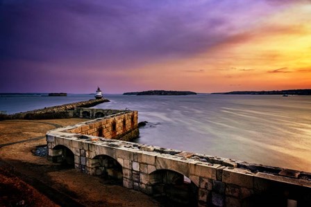 Late Winter Morn on Casco Bay by Rick Berk art print