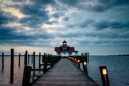 Roanoke Marshes Lighthouse by Rick Berk art print