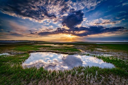 Paines Creek Reflections by Rick Berk art print