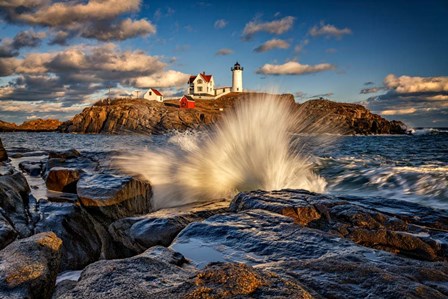 Afternoon at Cape Neddick by Rick Berk art print