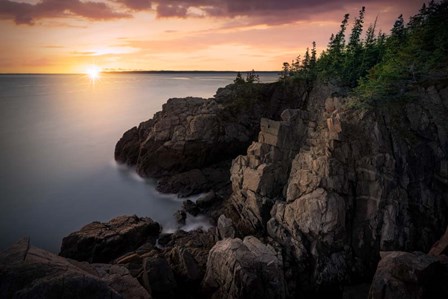 Sunrise on the Bold Coast by Rick Berk art print