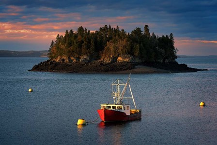 Sundown in the Harbor by Rick Berk art print