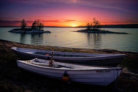 Spring Sunset Lookout Point by Rick Berk art print