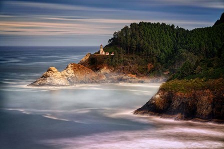 Perched Above the Pacific by Rick Berk art print