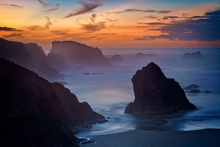 Coquille Point Twilight by Rick Berk art print