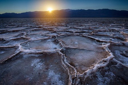 Badwater Sunset by Rick Berk art print