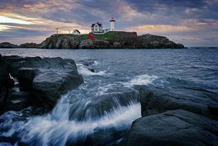 A Touch of Gray at Cape Neddick by Rick Berk art print