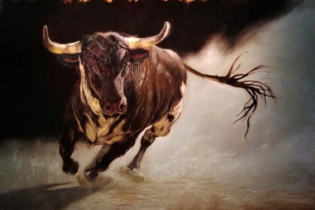 El Toro 2 by Lucia Heffernan art print