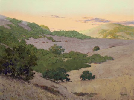 San Juan Bautista Hills by Ed Penniman art print