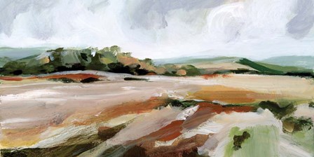 Taupe Toned Landscape by Katrina Pete art print